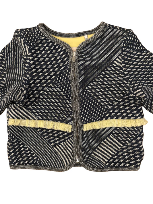 IKKS Navy Zip Cardigan (18M / 80)