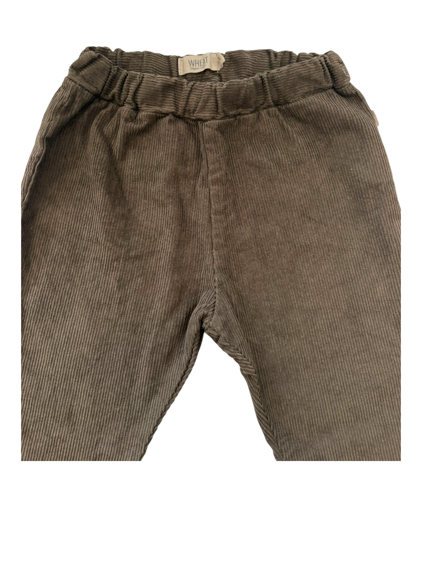 Wheat Unisex Brown Corduroy Trousers, 18M / 86