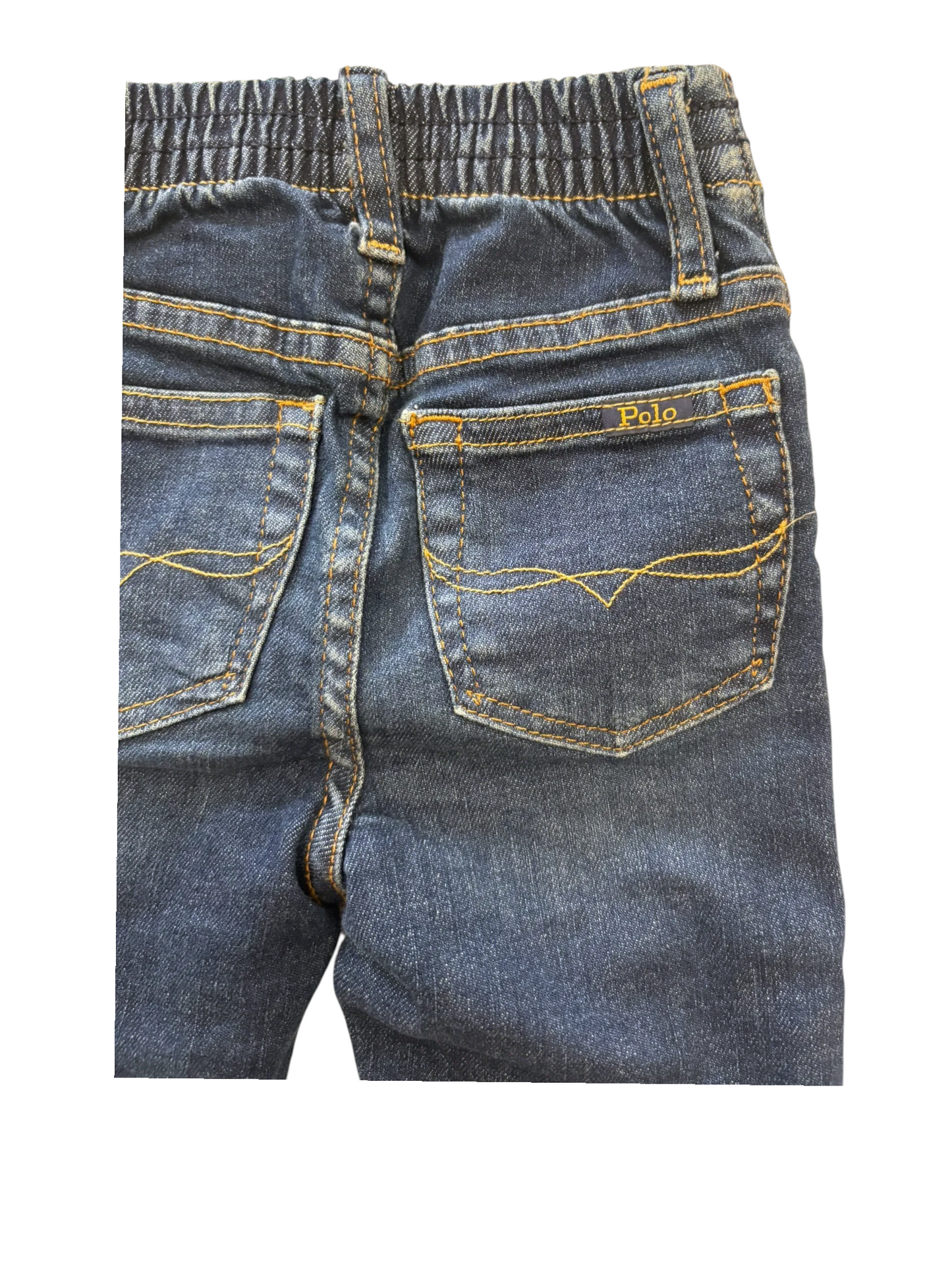 Polo Ralph Lauren Boy Dark Wash Jeans, 12M / 80