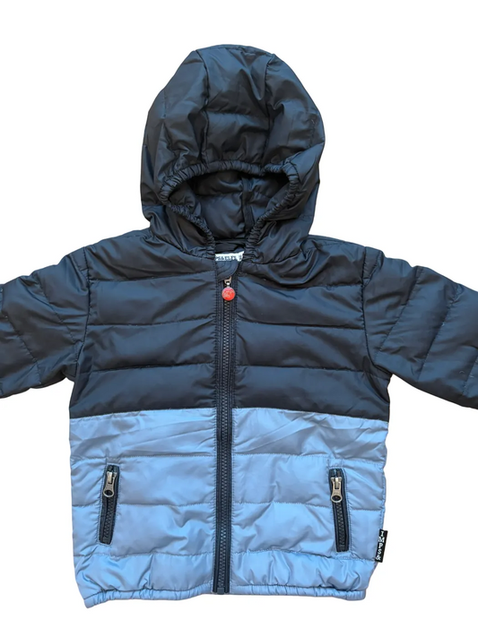 Imps & Elfs Navy Blue Colorblock Padded Jacket (92)