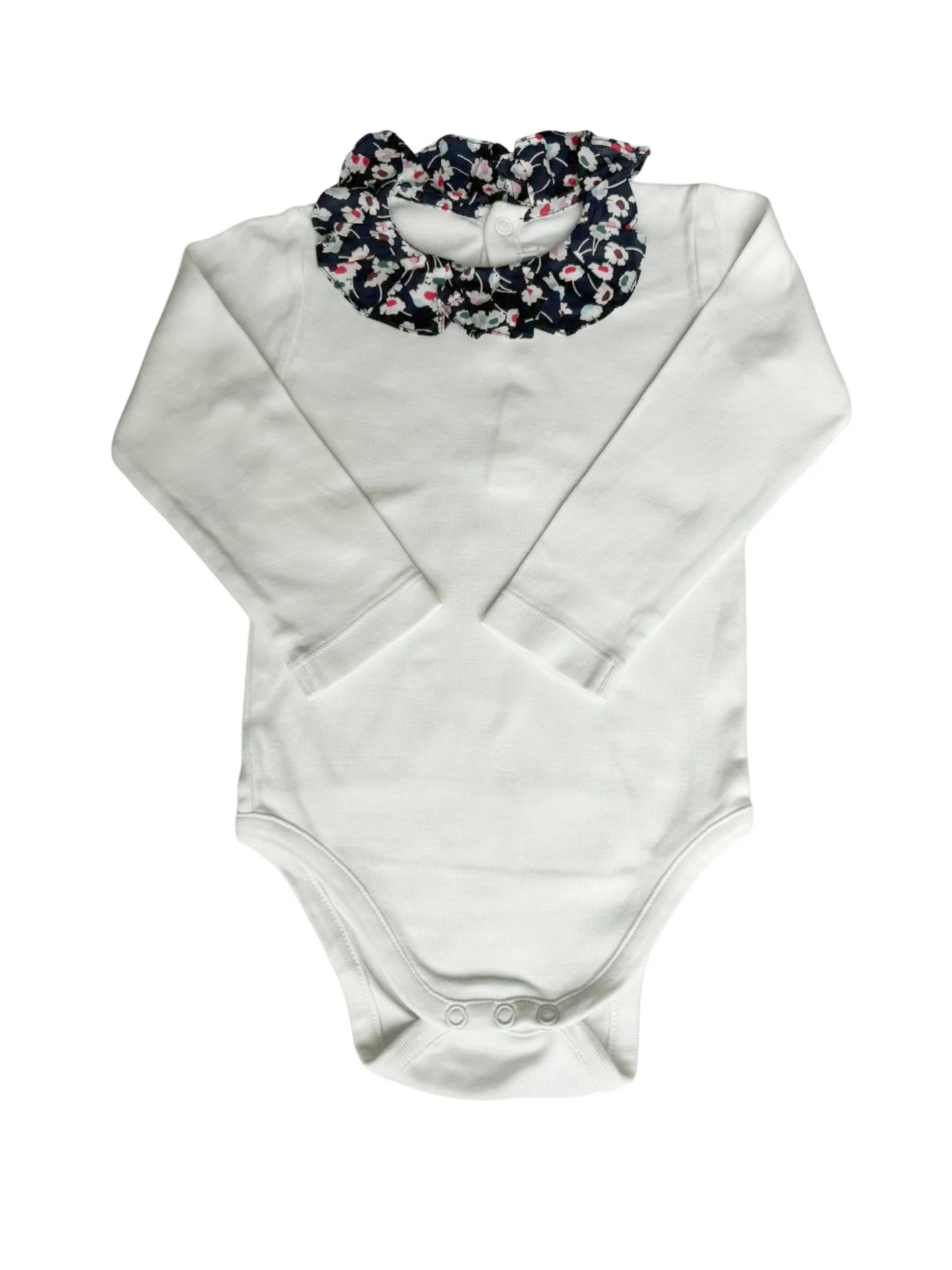 Jacadi Floral Ruffle Bodysuit (18M / 81)