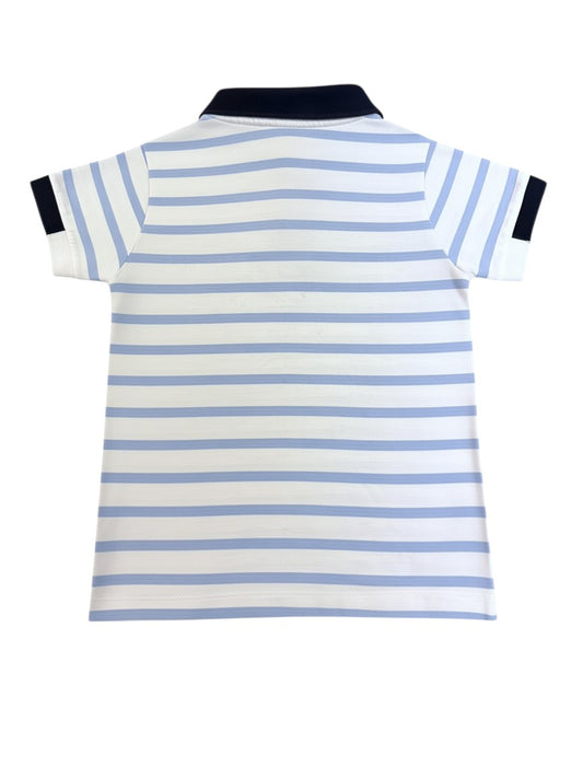 Jacadi Blue & White Striped Polo (4Y / 104)
