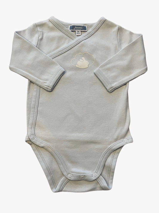 Jacadi Bundle: 2 Long-Sleeved Wrapover Bodysuits (3M)
