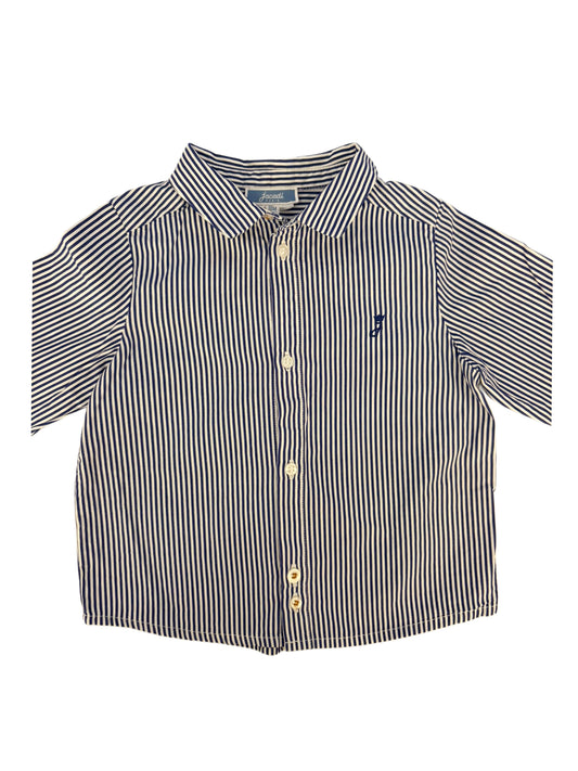 Jacadi Navy Striped Shirt (6M)