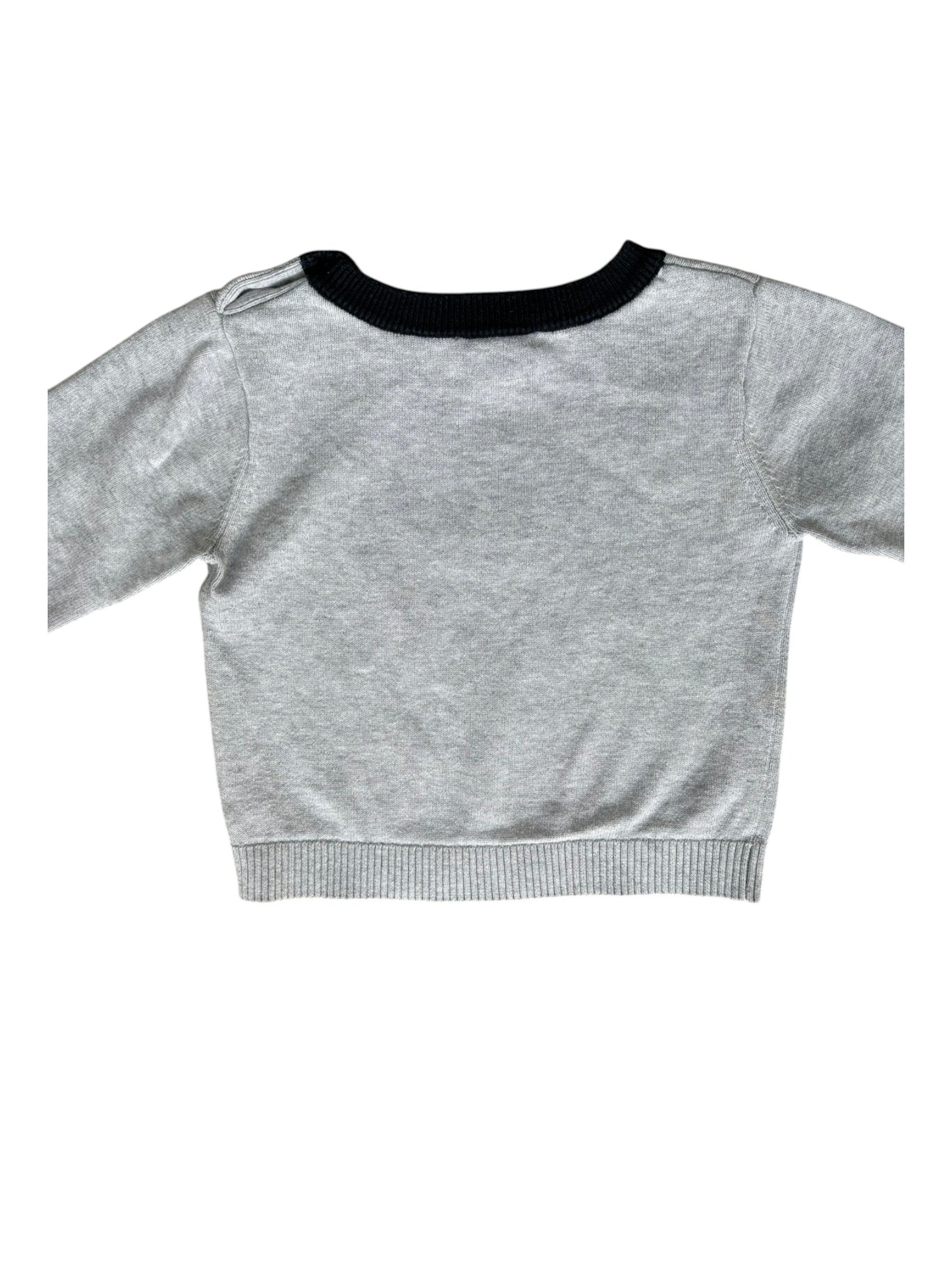Jacadi Grau Roboter Pullover (18M)