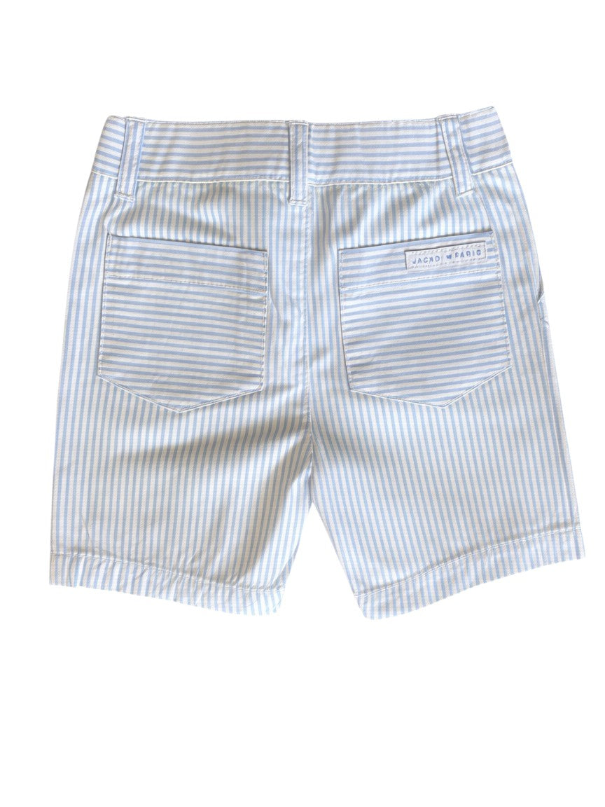 Jacadi Light Blue & White Shorts (12M)