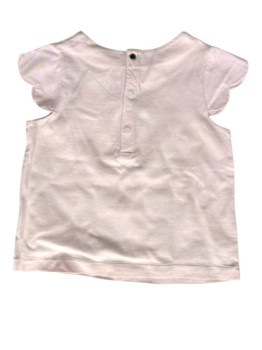 Jacadi Light Pink Paris Joli T-Shirt (24M)