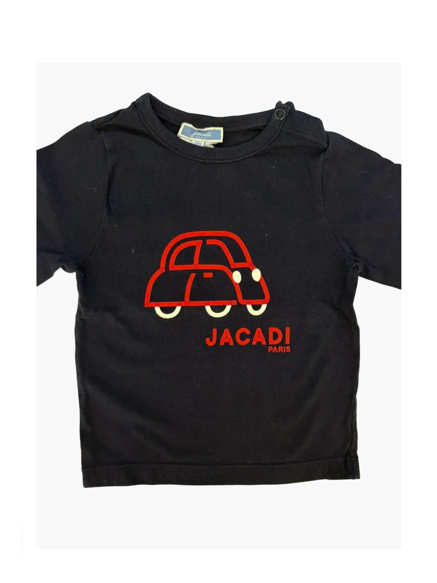 Jacadi Navy Long-Sleeved T-Shirt (24M)