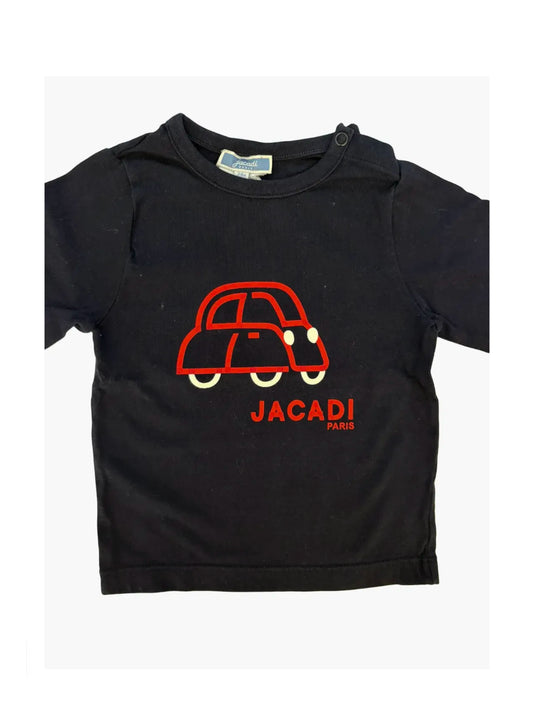 Jacadi Navy Long-Sleeved T-Shirt (24M)