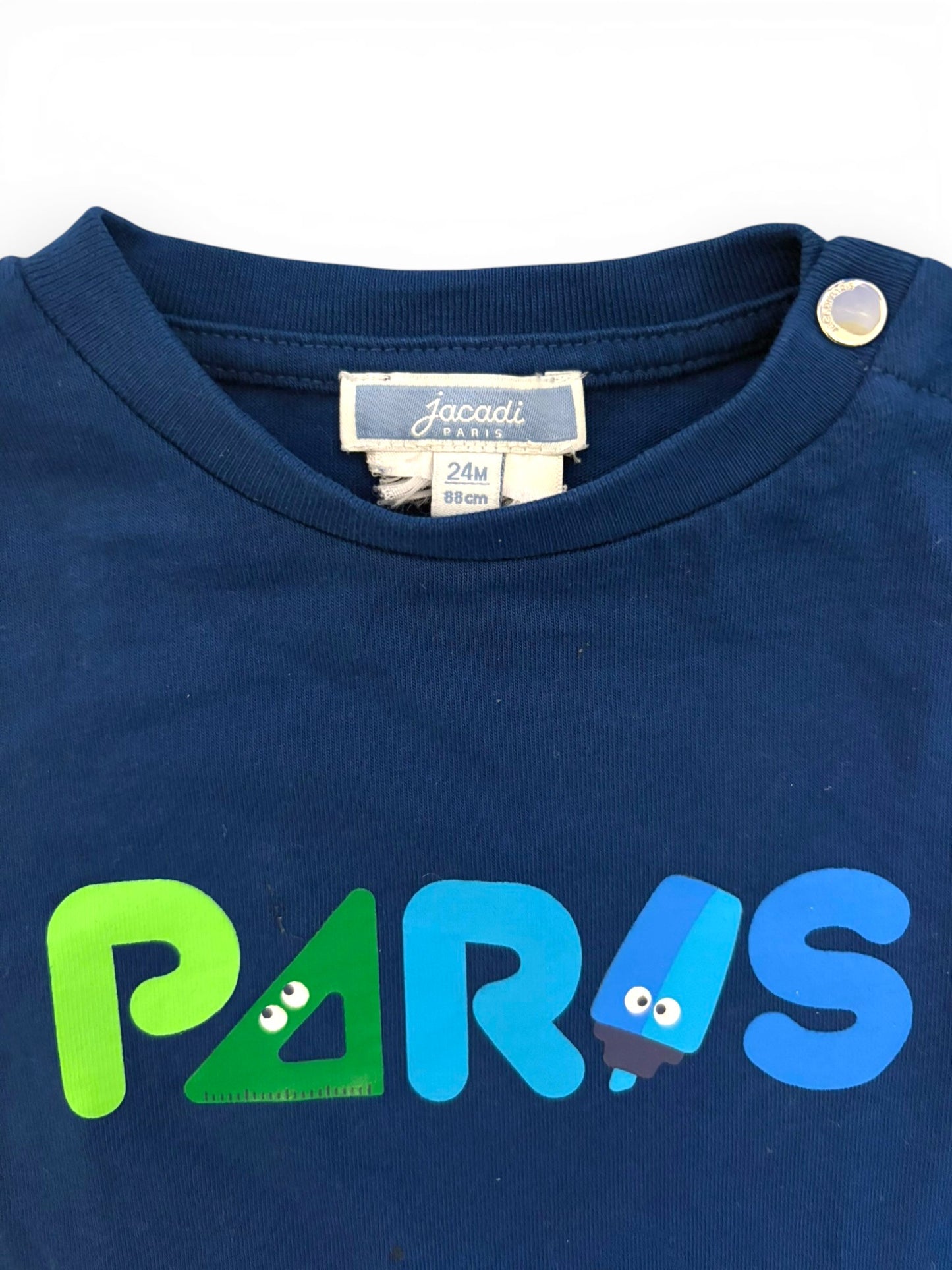 Jacadi Navy Paris T-Shirt (24M)