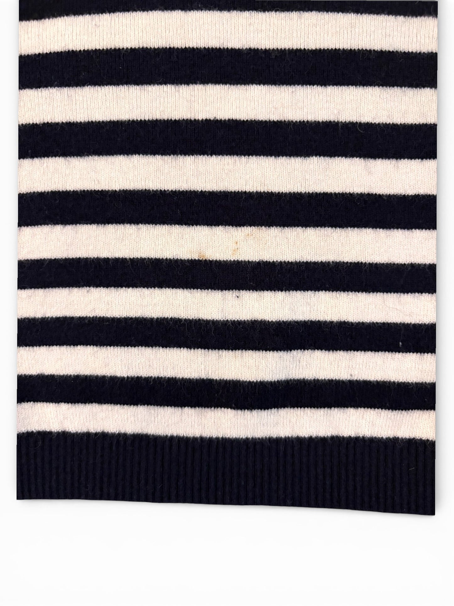 Jacadi Navy & White Striped Sweater with Red Elbow Patches (18M)