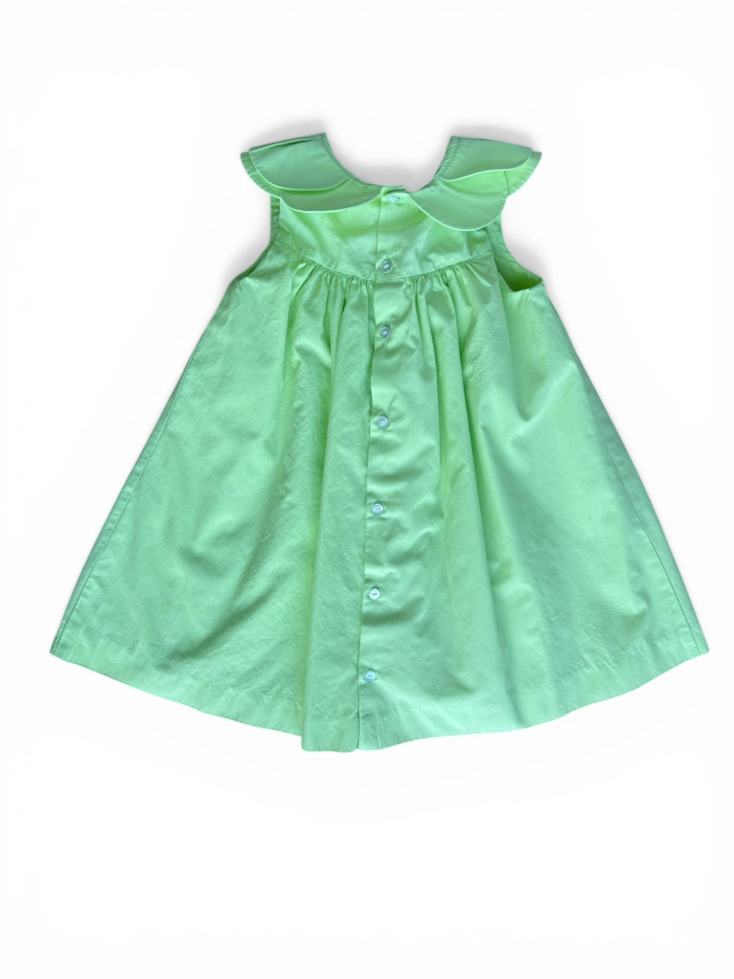 Jacadi Neon Green Dress & Bloomer Set (36M)