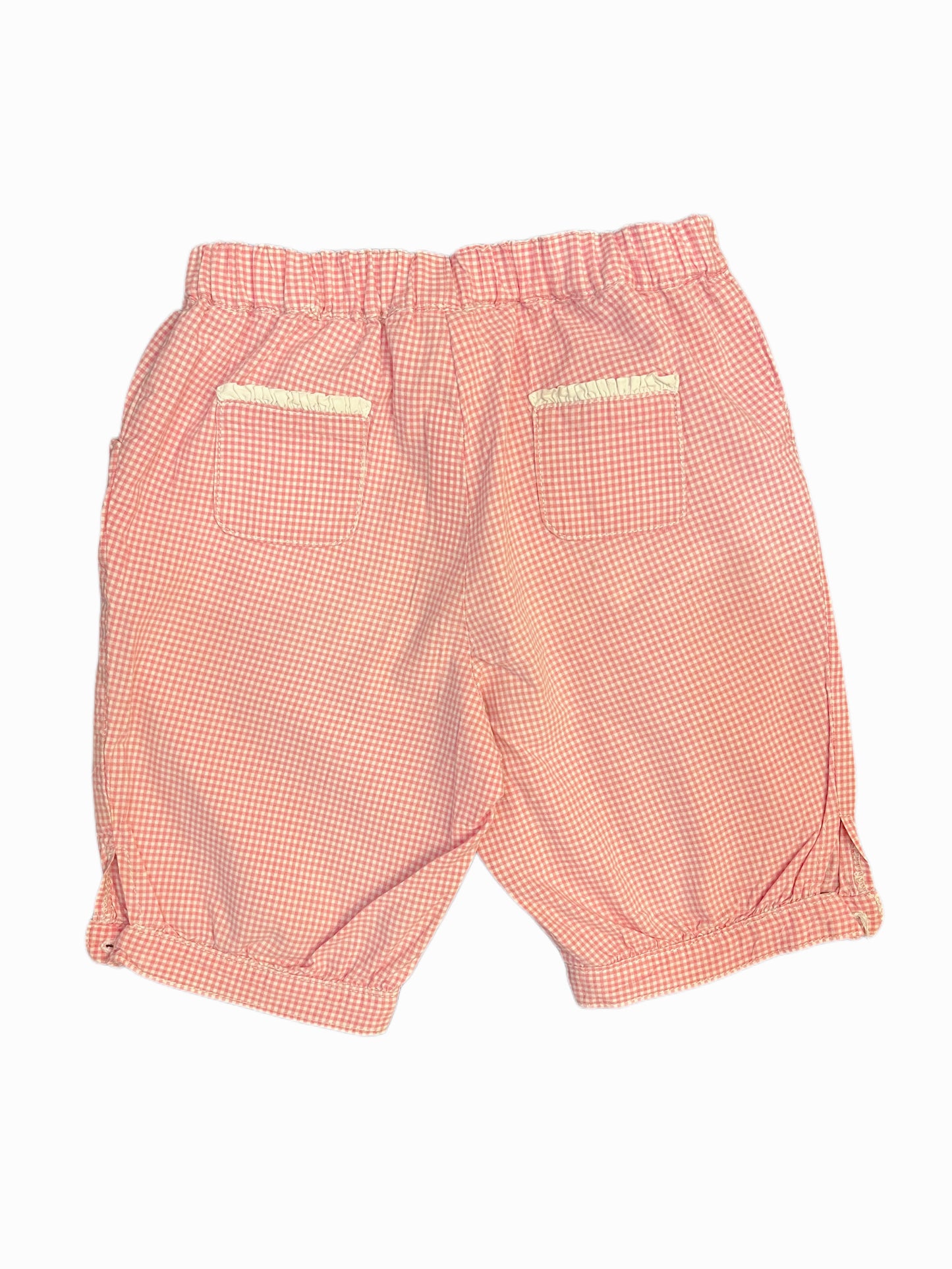 Short Jacadi Vichy Rose (12M)