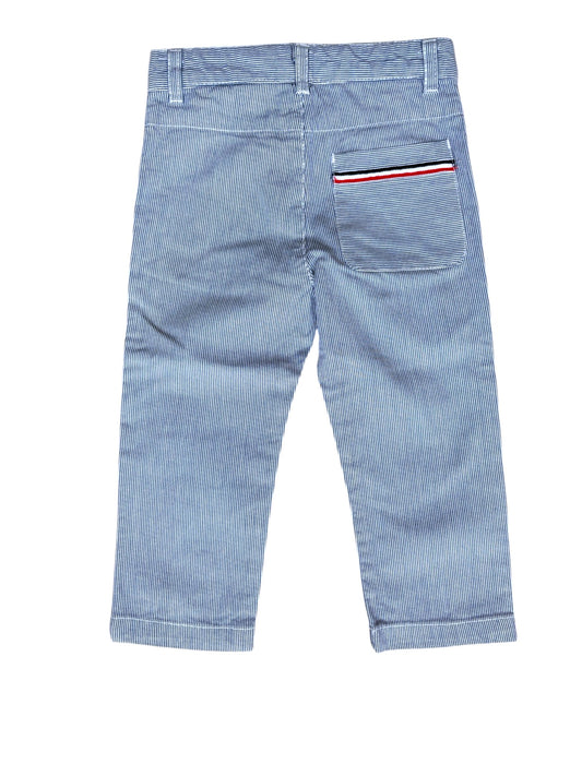 Jacadi Blue White Striped Pants (18M / 81cm)