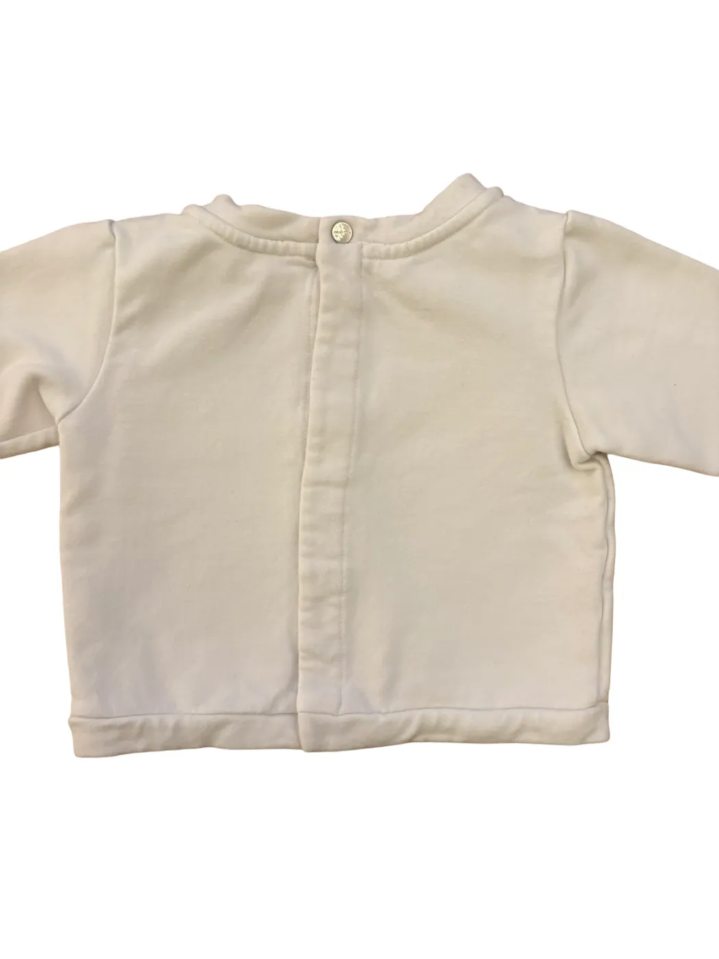 Jacadi Cream Apple Sweatshirt (12M / 74)