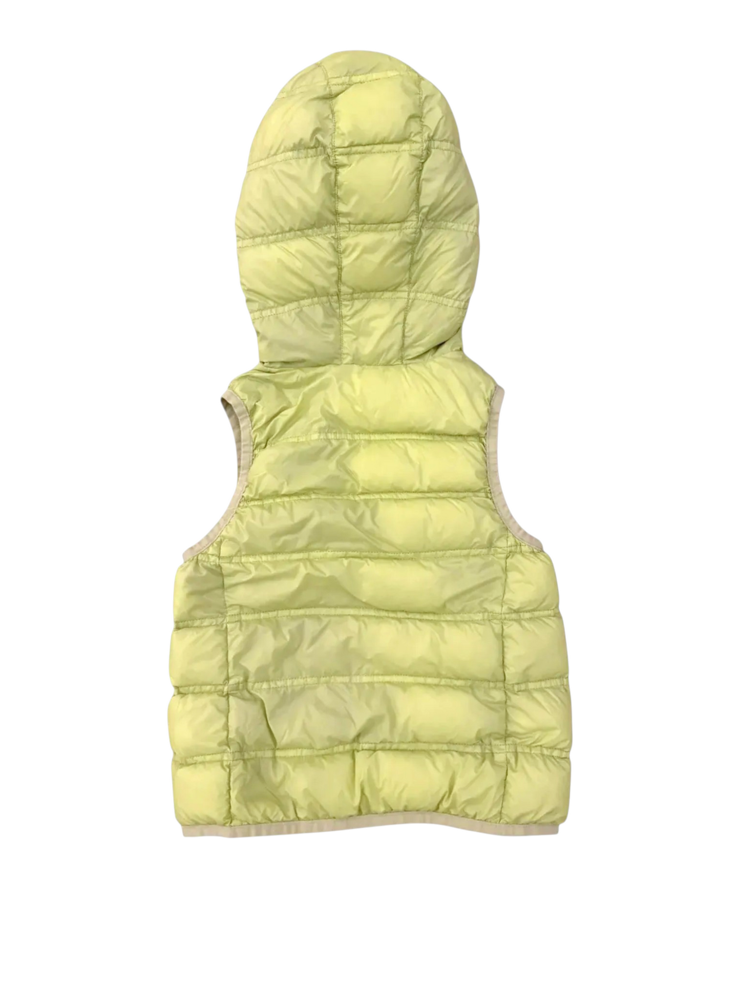 Sergent Major Bright Green Puffer Gilet size 6Y - second hand baby clothing
