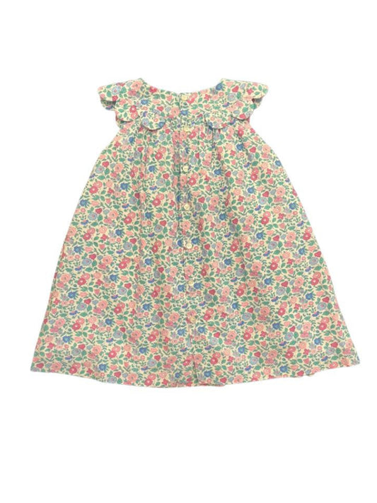 Robe Liberty sans manches violette et bleue Jacadi (24M)