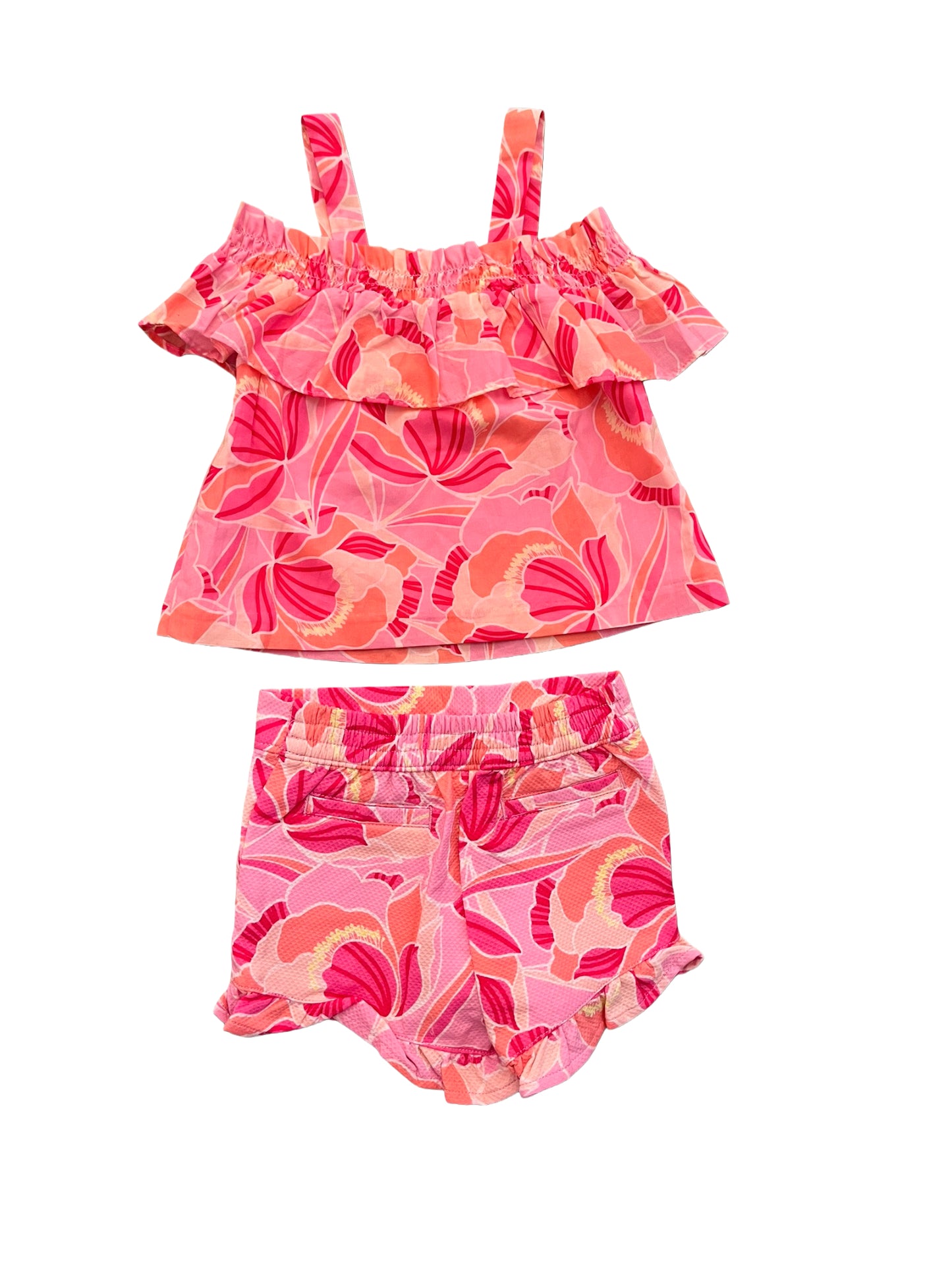 Ensemble fleuri rose Janie et Jack