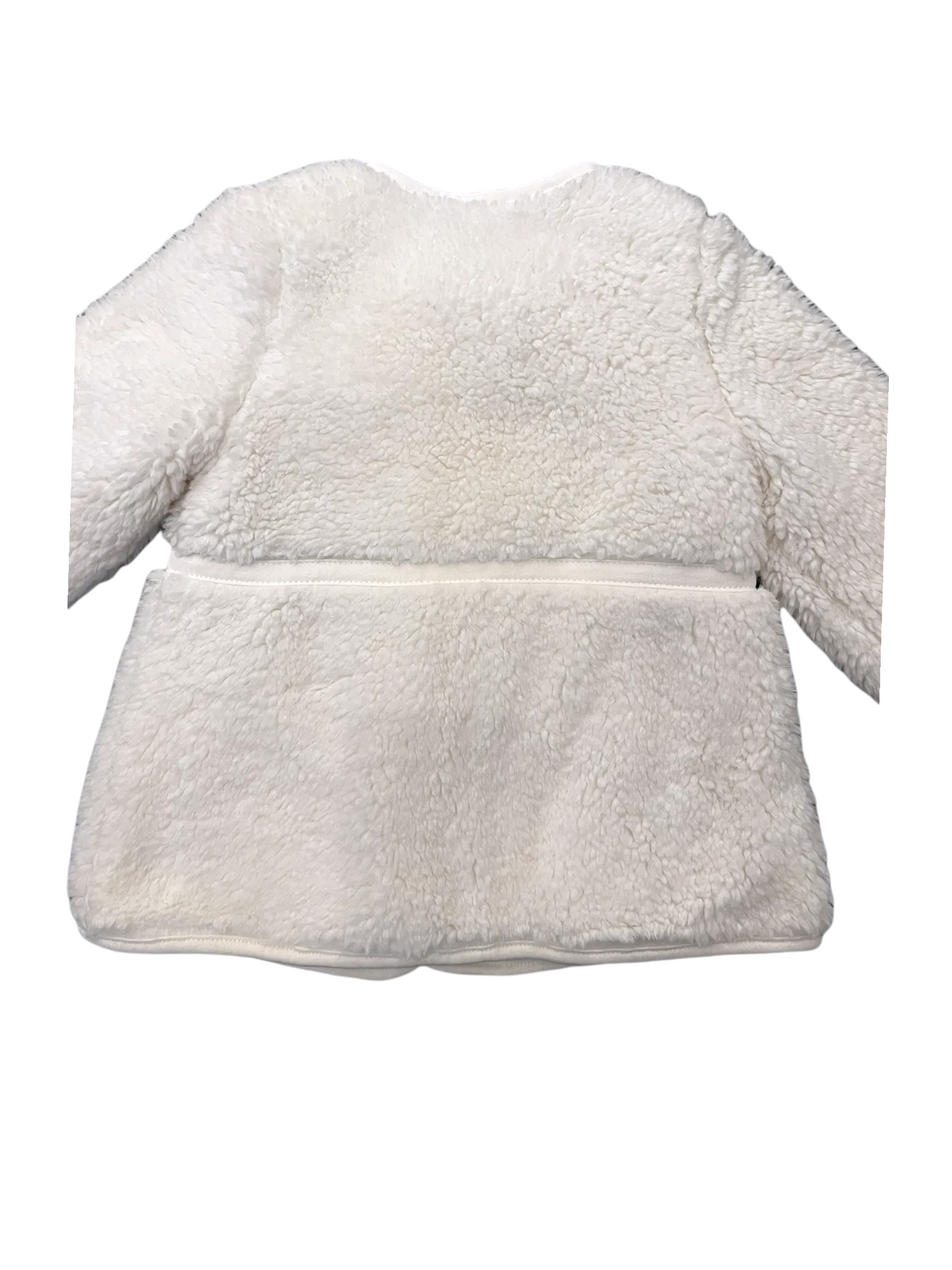 Janie and Jack Cream Fleece Jacket size 18-24M - second hand baby clothing