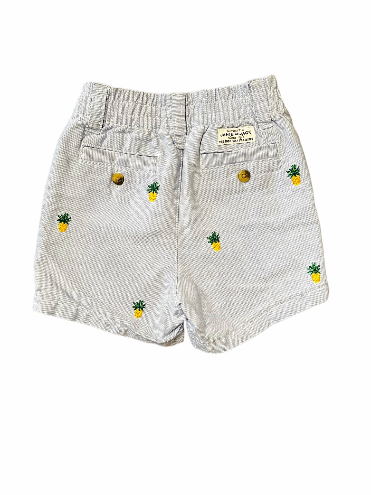 Short en sergé ananas Janie et Jack (3-6M)