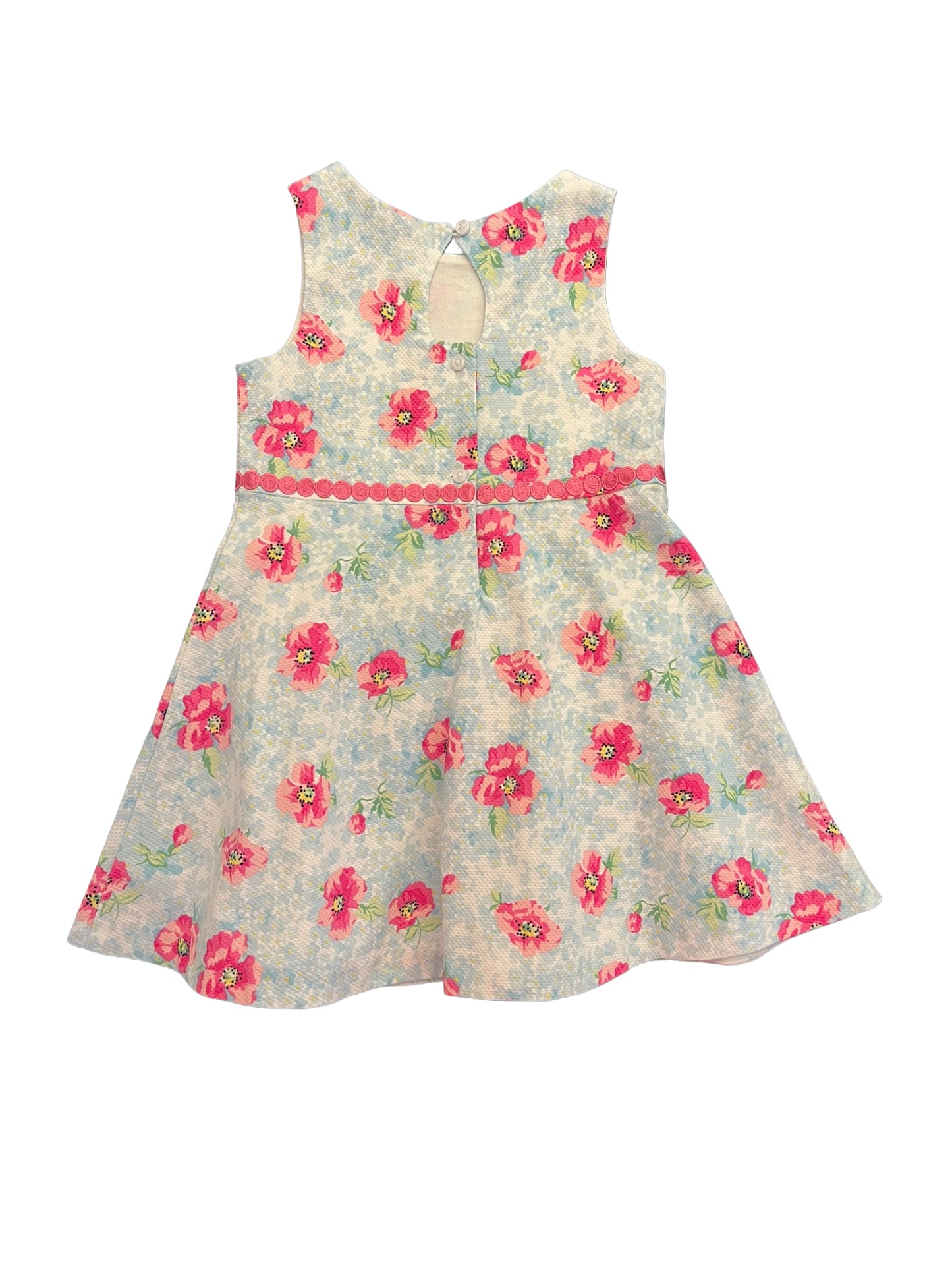 Robe sans manches bleu et rose Janie et Jack (3 ans)