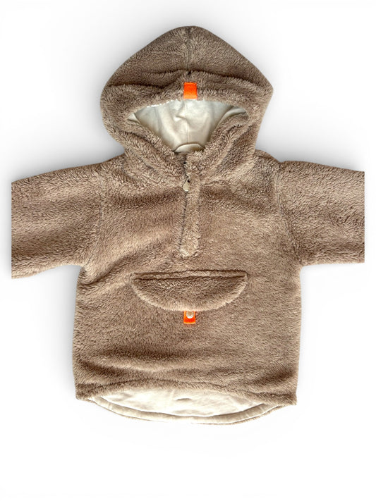 Koeka Beige Fleece Hoodie (6-12M / 74)