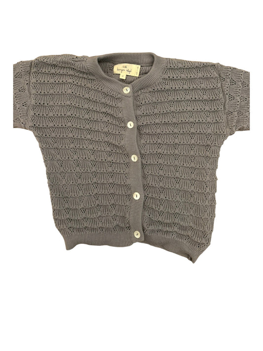 Konges Sløjd Grey Knit Cardigan (3Y)