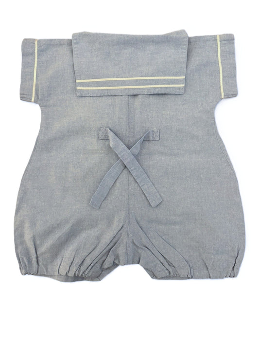 Les Bébés de Floriane Chambray Romper (6M)