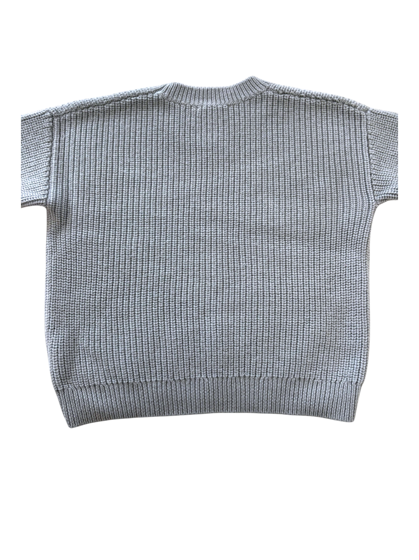 Lille Toni Unisex Sage Green Merino Knit Set, 1-2Y