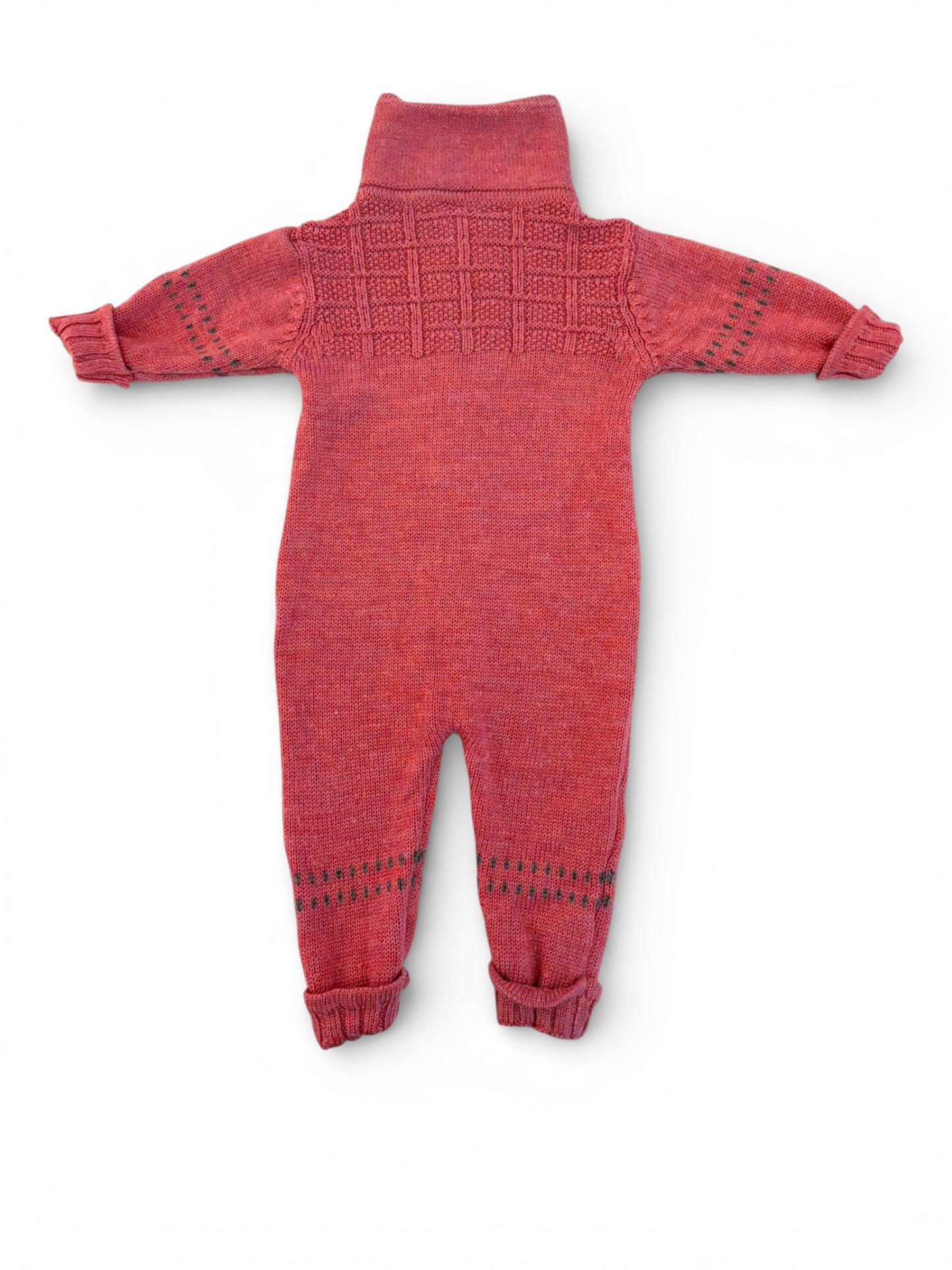 Lillelam Dusty Rose Bunting with Booties (2-4M / 62)