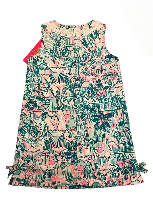 Robe droite Little Lilly à motifs d'animaux aquarelles de Lilly Pulitzer (6 ans)
