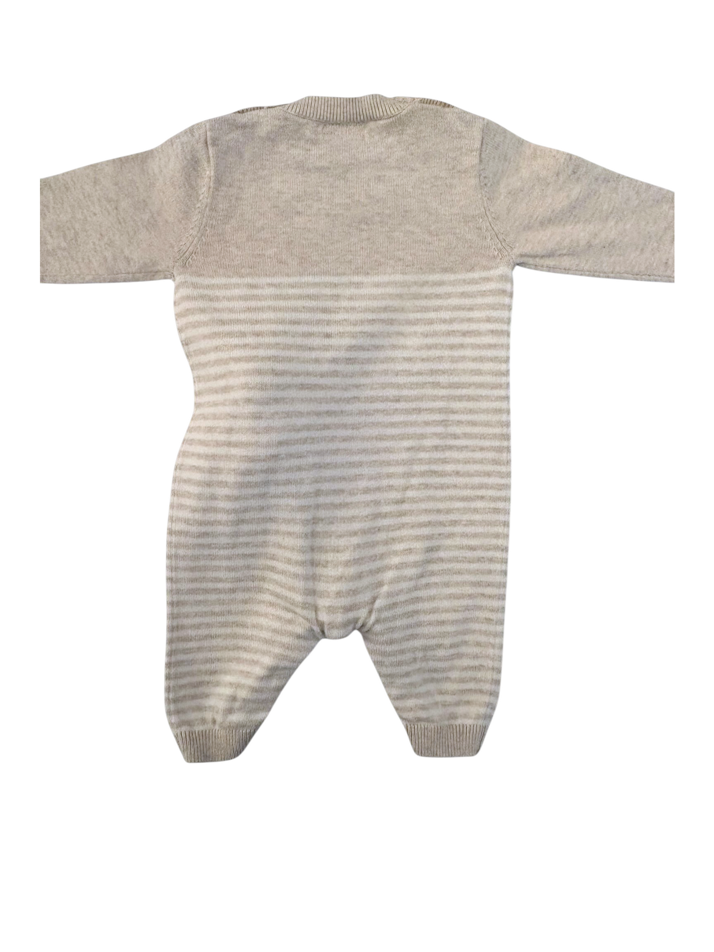 Mamas & Papas Baby Knit Romper with Bear, 0–3M size 0-3M - second hand baby clothing