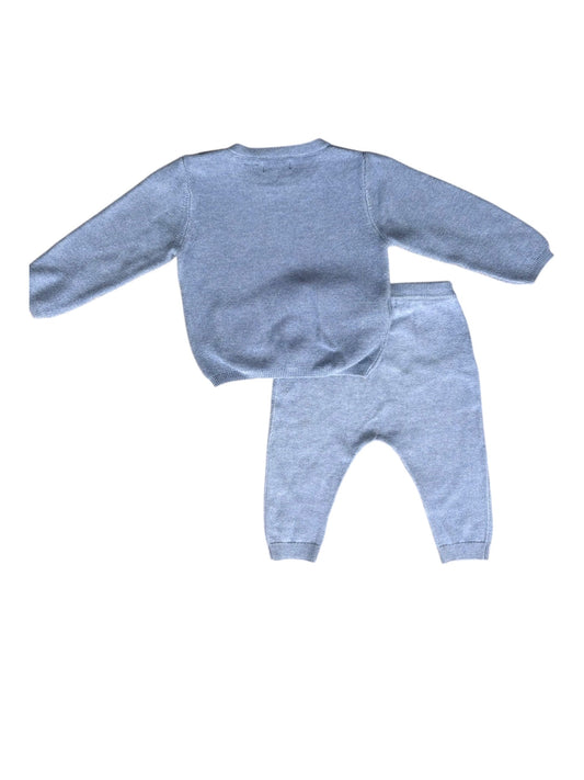 Ensemble tricoté gris Mango Kids (9-12M)