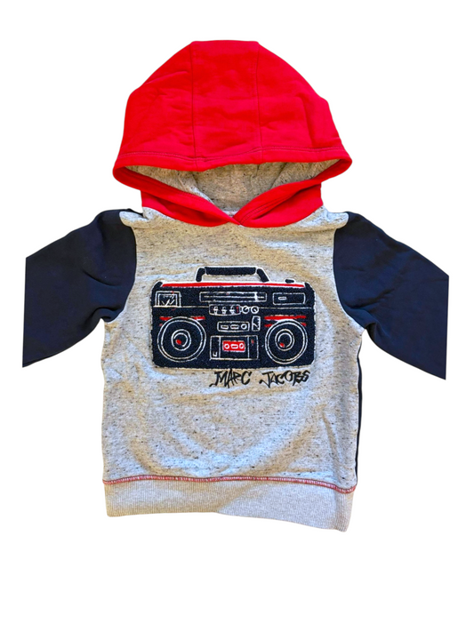 Marc Jacobs Boombox Hoodie size 3Y - second hand baby clothing