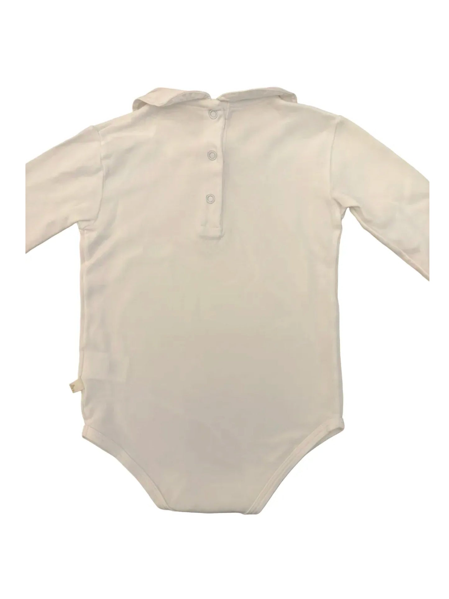 Marie Chantal White Embroidered Bodysuit (18M)