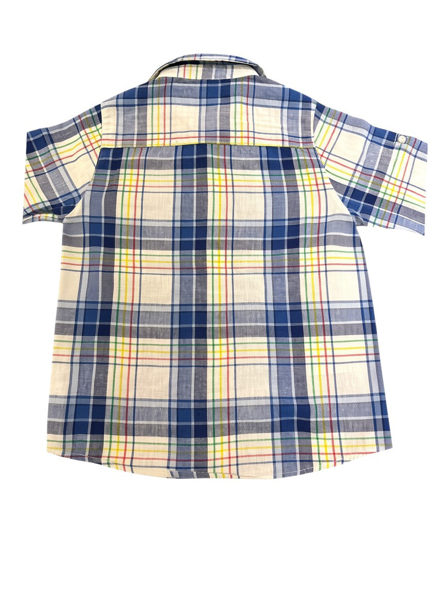 Mayoral Multicolor Plaid Shirt (5Y / 110)