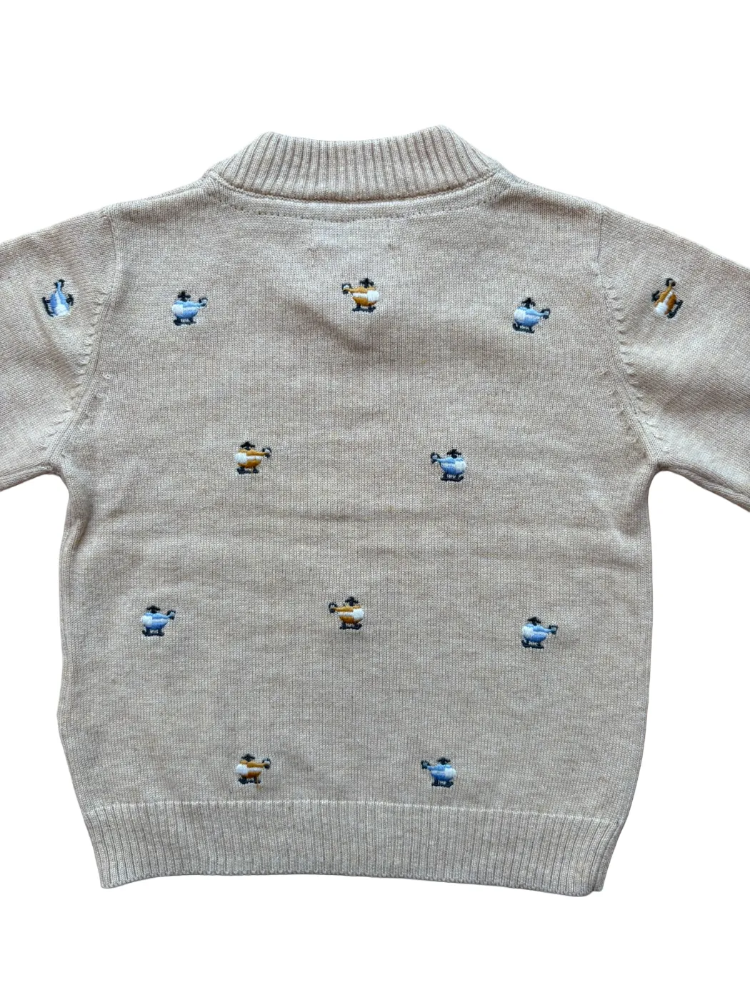 Mayoral Beige Helicopter Embroidered Sweater (12M)