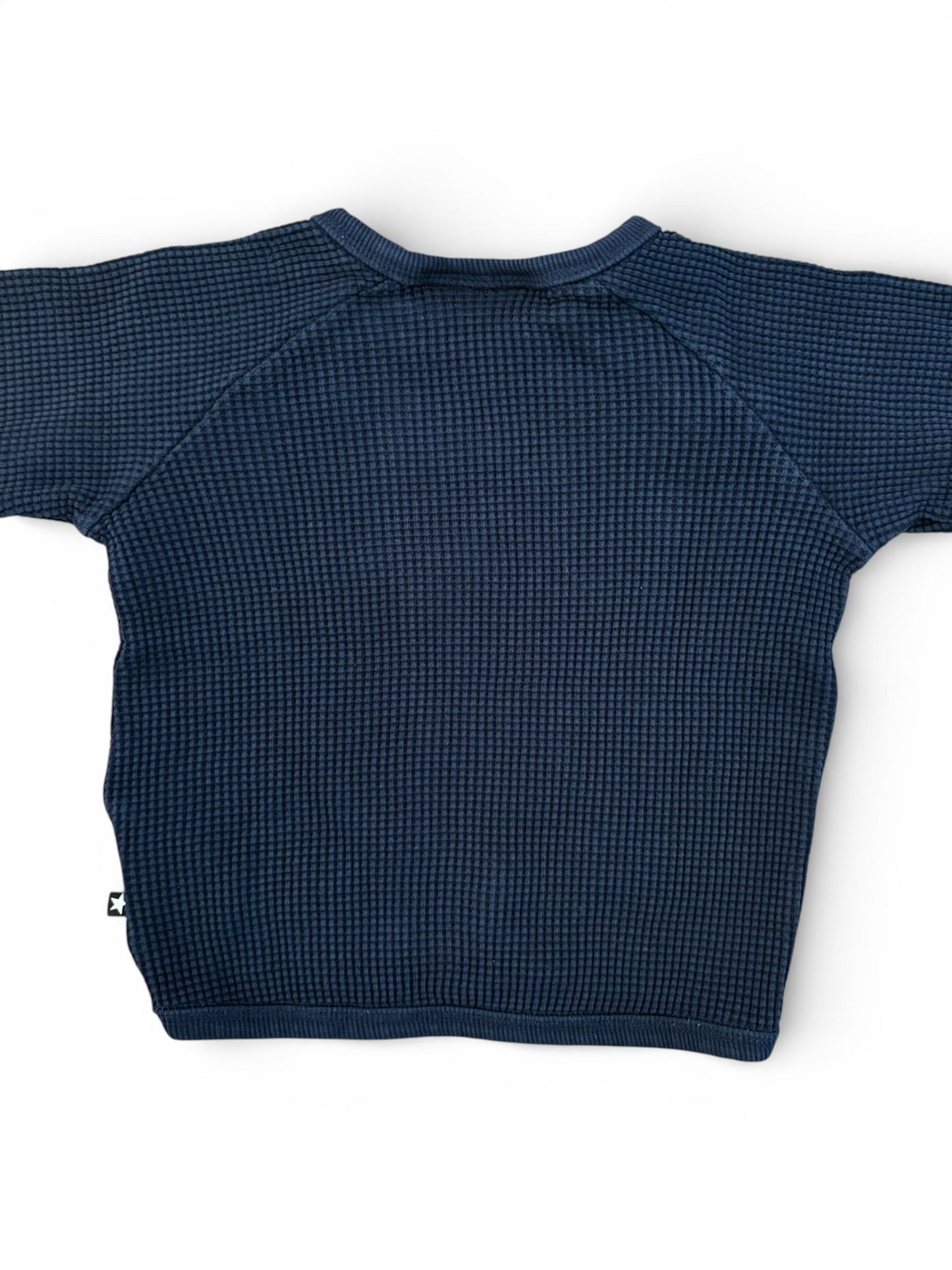 Molo Navy Waffle Shirt (2Y / 92)
