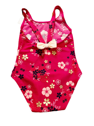 Nabaijii Pink Floral Swimsuit (12M)