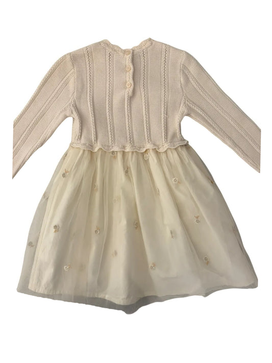 Next Long-Sleeved Ivory Ceremony Dress (18-24M)