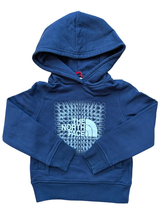 The North Face Navy Logo Hoodie (Youth XS)