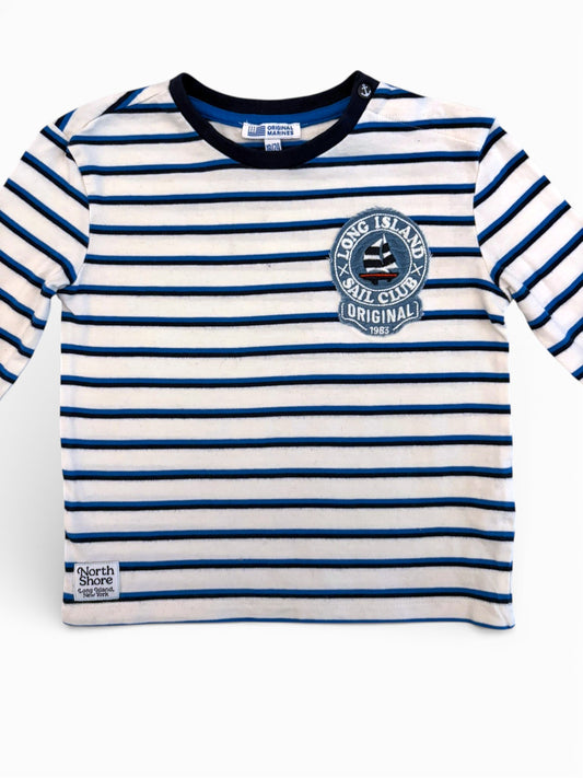 Original Marines Blue Stripes Sail Club Shirt (18-24M)