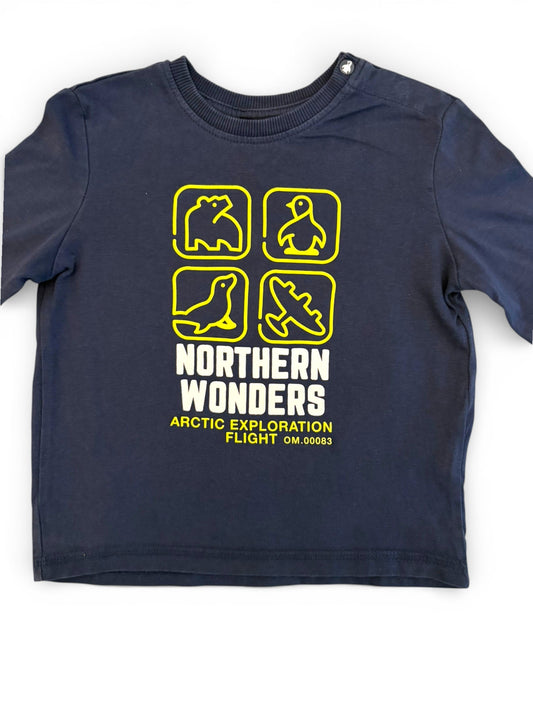 Original Marines Navy Long Sleeve T-Shirt (18-24M / 86)