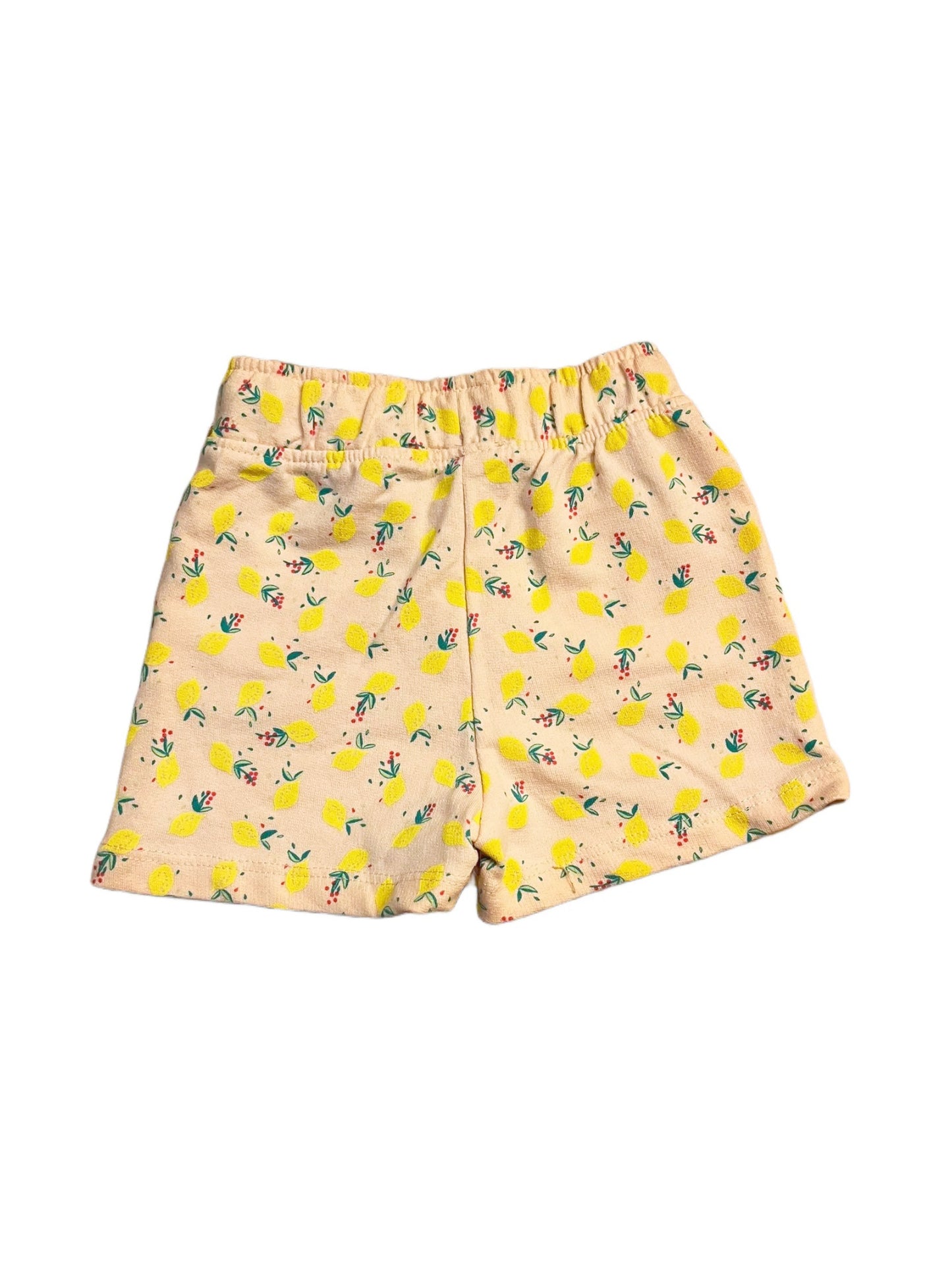 Pat & Ripaton Lemon Print Cotton Shorts (12M)