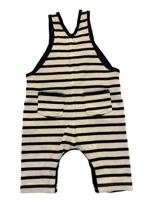 Petit Bateau Striped Overalls (6M / 67)