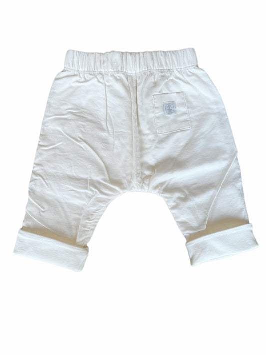Petit Bateau White Corduroy Pants (3M)