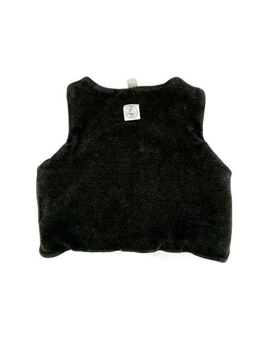 Petit Bateau Grey Velour Gilet (6M)