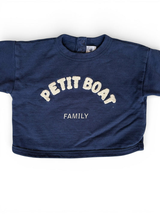 Petit Bateau Navy Sweatshirt (18M)