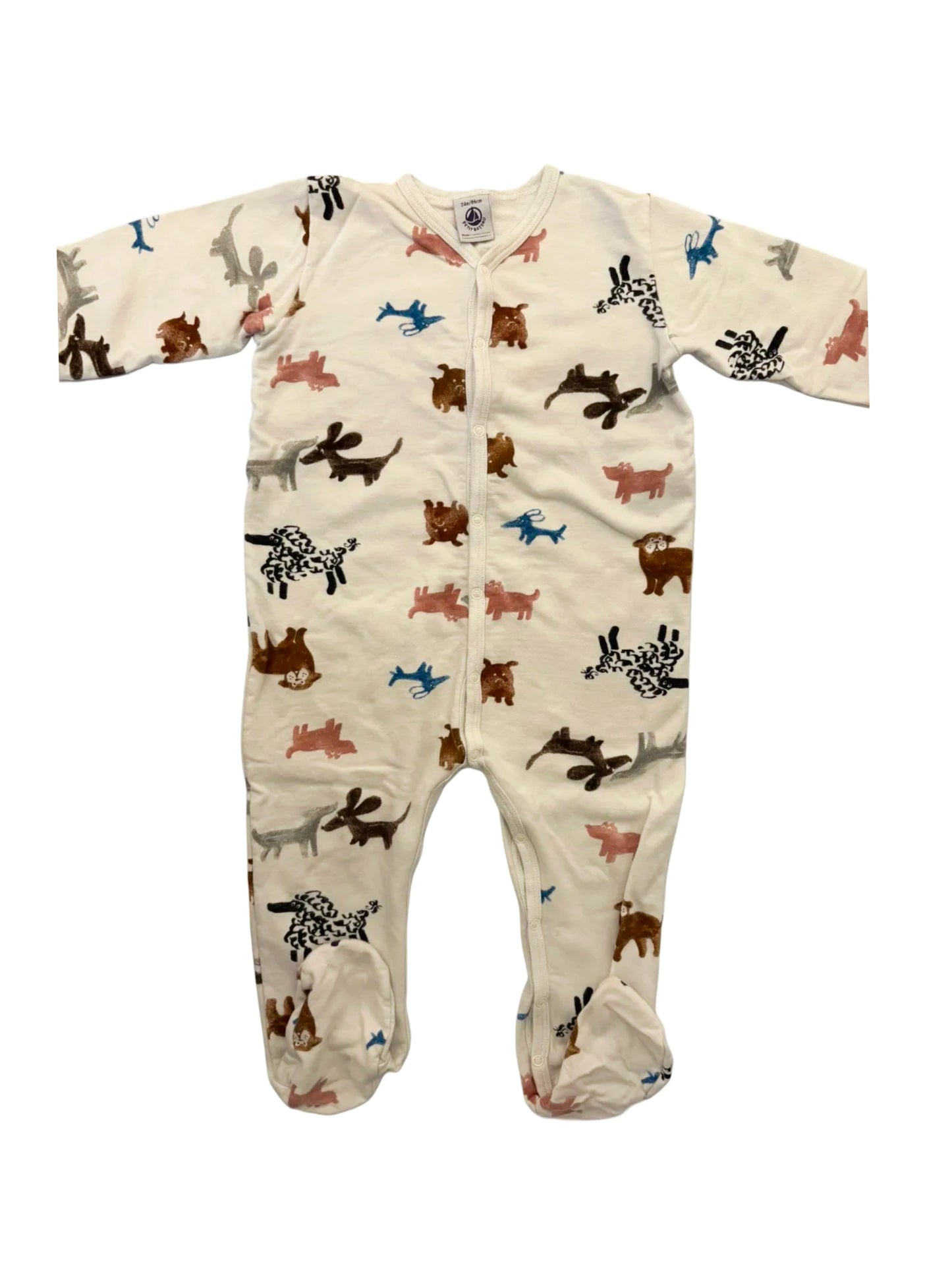 Pyjama à imprimé animal Petit Bateau (24M)