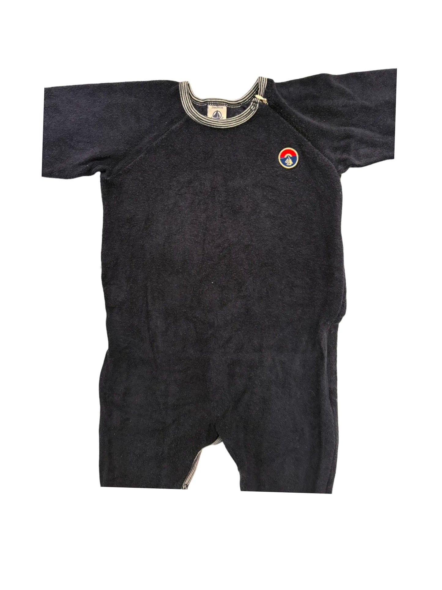 Petit Bateau Pyjama Polaire Bleu Marine (24M)